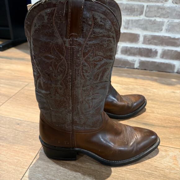 Durango Mens Size 9.5 Brown Outdoor Leather Cowboy Western Boots - Picture 6 of 8